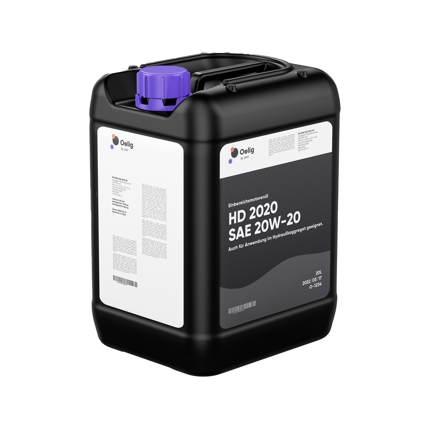 HD 2020 SAE 20W-20 Einbereichsmotorenöl HD 2020 SAE 20W-20 Einbereichsmotorenöl